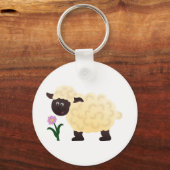 Happy Sheep Sleutelhanger (Voorkant)