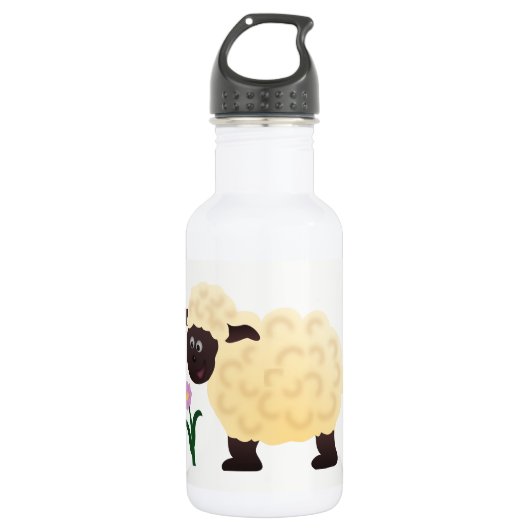 Happy Sheep Waterfles (Voorkant)
