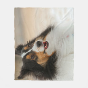 Happy Shelty Baby Blanket Fleece Deken
