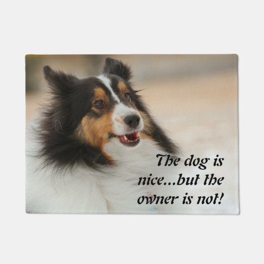 Happy Shelty Deurmat (Voorkant)