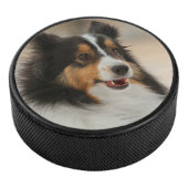 Happy Shelty Hockey Puck (3/4)
