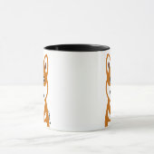 Happy Shiba Inu cartoon Mok (Midden)