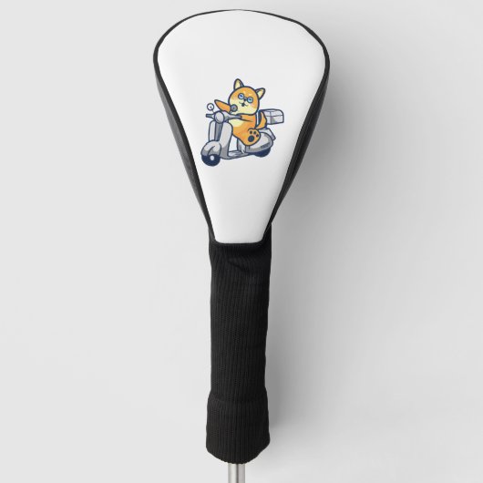 Happy Shiba Inu Golfheadcover (Voorkant)