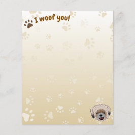 Happy Shih Tzu Hondenliefhebber I Woof You Paws