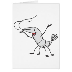 Happy Shrimp Cartoon