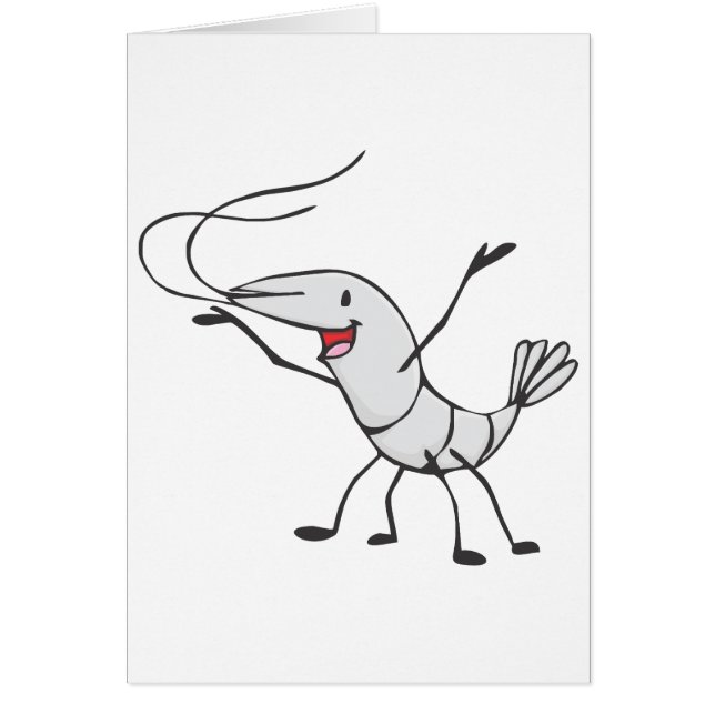 Happy Shrimp Cartoon (Voorkant)