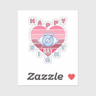 Happy Sight Day Sticker