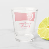 Happy Singapore Nationale Dag Singapore Vlag Shot Glas (Achterkant)