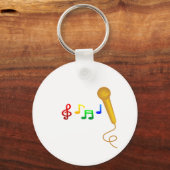 Happy Singing Music Karaoke Sleutelhanger (Voorkant)
