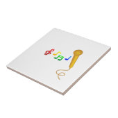 Happy Singing Music Karaoke Tegeltje (Zijkant)