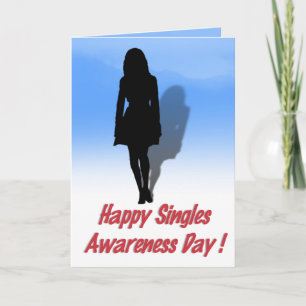 Happy Singles Awareness Day!! Feestdagen Kaart