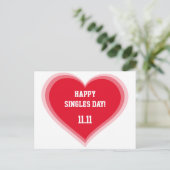 Happy Singles Day Kaarten (Staand voorkant)