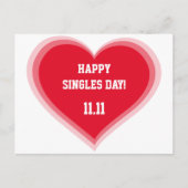 Happy Singles Day Kaarten (Voorkant)