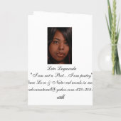 Happy Sister Day, Happy Sister Day!!, Happy Sis... Kaart (Achterkant)