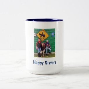 Happy Sisters #2: KoffieMok Tweekleurige Koffiemok