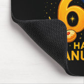 Happy Six Seven Hanukkah Funny Meme Menorah Sloth  Muismat (Hoek)