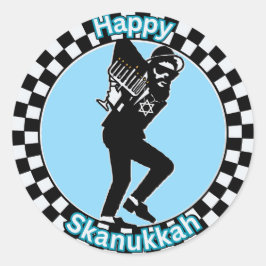 Happy Skanukkah Ronde Sticker