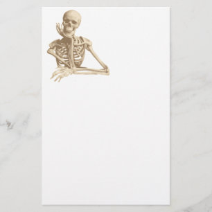 Happy Skeleton Briefpapier