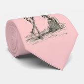 Happy Skeleton - Mannen Stropdas (Opgerold)