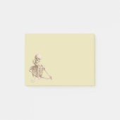 Happy Skeleton Post-it® Notes (Voorkant)