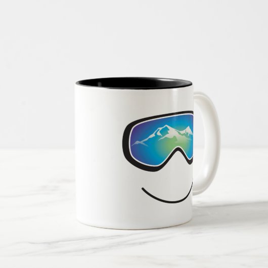 Happy Skier/Snowboarder Mok (Voorkant rechts)