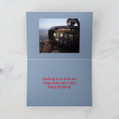 HAPPY SKIES VERJAARDAG KAART (Binnen)