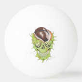 happy skull kastanie pingpongbal (Voorkant)