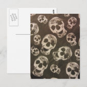 Happy Skulls Briefkaart (Voorkant / Achterkant)