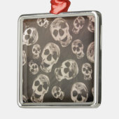Happy Skulls Metalen Ornament (Links)