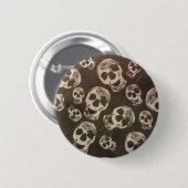 Happy Skulls Ronde Button 5,7 Cm (Voorkant /achterkant)