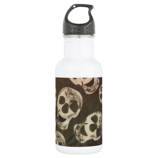 Happy Skulls Waterfles (Voorkant)