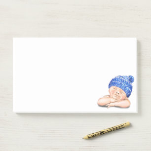 Happy Sleeping Baby Funny Post het merkt op Post-it® Notes
