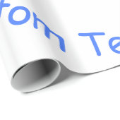 Happy Sleeping Baby Wrapping Papier Jouw tekst Naa (Rol Hoek)