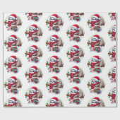 Happy Sleepy Christmas Sloth Cadeaupapier (Vlak)