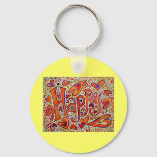 Happy Sleutelhanger