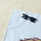 Happy Sloth Dragen een Shirt Leuk Strandlaken (In situ)