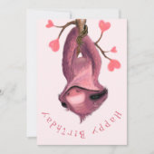 Happy Sloth Funny Verjaardag Kaart (Voorkant)