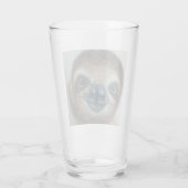 HAPPY SLOTH Glass tumbler slotwegen (Achterkant)