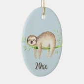 Happy Sloth  Keepomwille Keramisch Ornament (Rechts)
