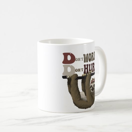 Happy Sloth Koffiemok (Voorkant rechts)