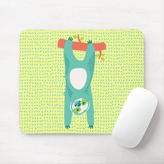 Happy Sloth Muismat (Met muis)