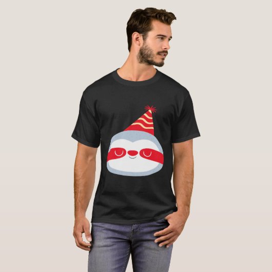 Happy Sloth Red Nose Day 2022 Red Nose Special Day T-shirt (Voorkant volledig)