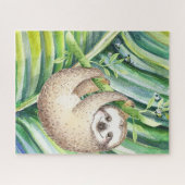 Happy Sloth Tropical Puzzle Legpuzzel (Horizontaal)