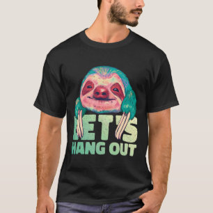 Happy Sloth Waterverf T-shirt