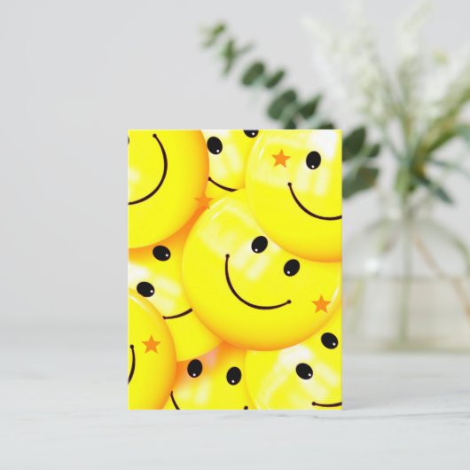 Happy Smile Briefkaart (Staand voorkant)