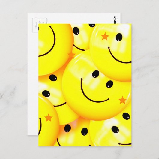 Happy Smile Briefkaart (Voorkant / Achterkant)