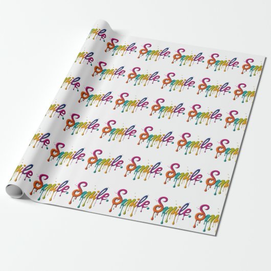 Happy Smile Cadeaupapier (Uitgerold)