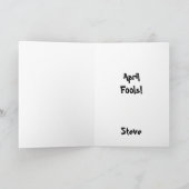 Happy Smile Jester April Fools Feestdagen Kaart (Binnen)