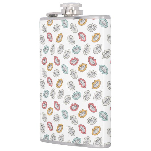 Happy Smile Lips Heupfles (Links)