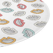 Happy Smile Lips Snijplank (Hoek)